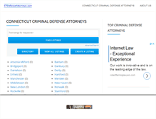 Tablet Screenshot of ctdefenseattorneys.com